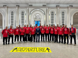 المنتخب الوطني لكرة السلة يشدّ الرحال إلى تركيا استعدادًا لتصفيات كأس العالم