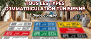 Comprendre les plaques d’immatriculation en Tunisie : guide complet et signification des codes