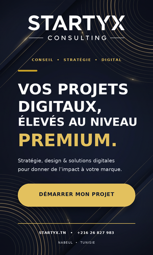 Bannière partenaire — Startyx Consulting