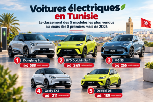 Voitures électriques en Tunisie : la Dongfeng Box domine le classement des ventes en 2026