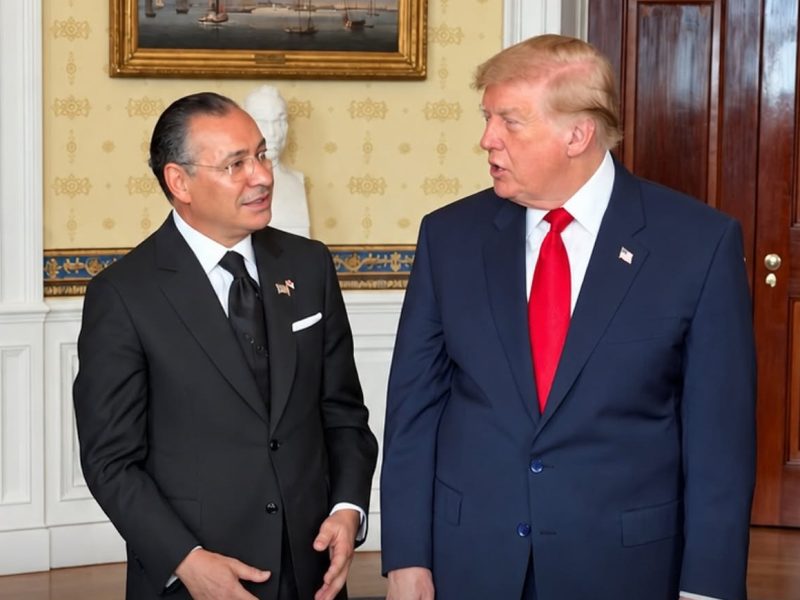 Maison-Blanche : Kamel Ghribi rencontre Donald Trump lors des célébrations du Columbus Day